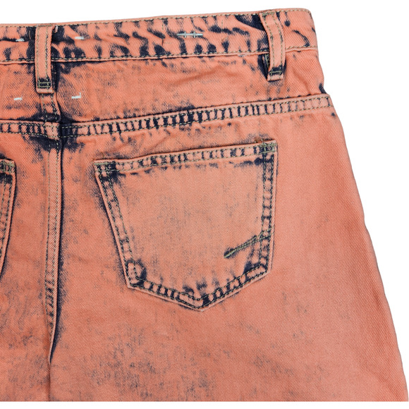NWOT Habitual Kid Girls Size 16‎ Coral Acid Wash High Rise Ritual Sorts Distress - Picture 4 of 12